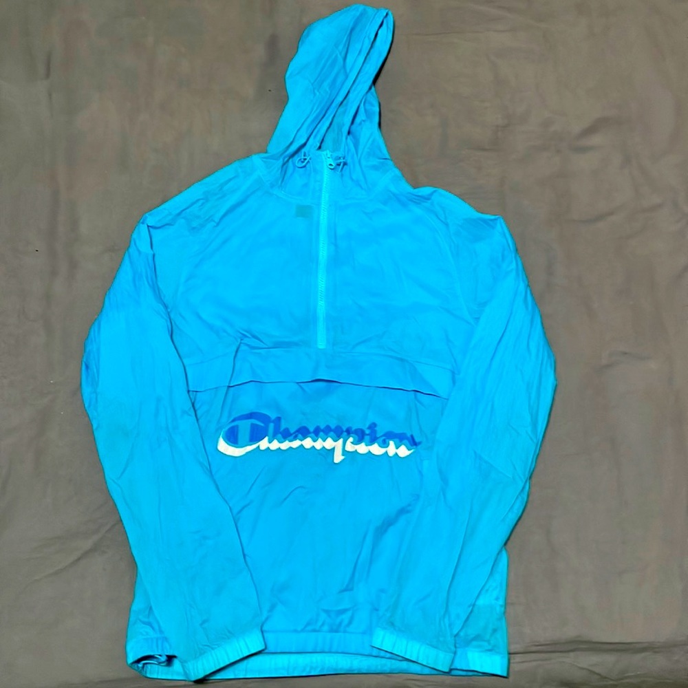 Champion Light Blue Windbreaker
